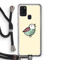 Birdy: Samsung Galaxy A21s Transparant Hoesje met koord