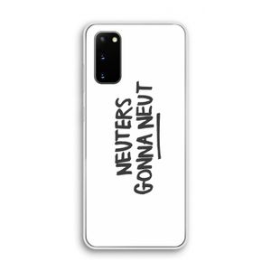 Neuters: Samsung Galaxy S20 Transparant Hoesje