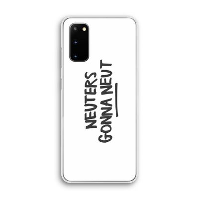Neuters: Samsung Galaxy S20 Transparant Hoesje