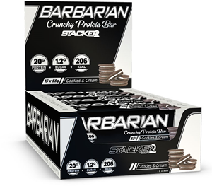 Barbarian Protein Bar Cookies & Cream (15 x 55 gr)