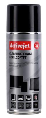 Activejet AOC-105 computerreinigingskit LCD/LED/Plasma, LCD/TFT/Plasma, Beeldschermen/Plastik Schuim voor apparatuurreiniging 400 ml