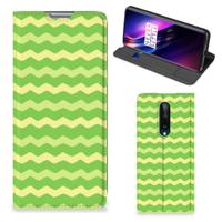 OnePlus 8 | Hoesje met Magneet | Waves Green
