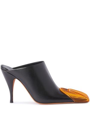 Off-White mules Lunar en cuir - Noir
