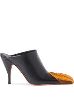 Off-White mules Lunar en cuir - Noir