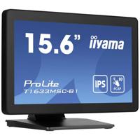 Iiyama ProLite T1633MSC-B1 Touchscreen monitor Energielabel: C (A - G) 39.6 cm (15.6 inch) 1920 x 1080 Pixel 16:9 5 ms HDMI, DisplayPort, USB 2.0 IPS LCD - thumbnail