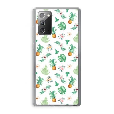 Ananas bladeren: Samsung Galaxy Note 20 / Note 20 5G Transparant Hoesje