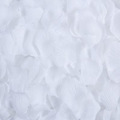 1000 PCS kunstmatige bruiloft steeg bloemblaadjes bloemen bruiloft decoraties (wit)