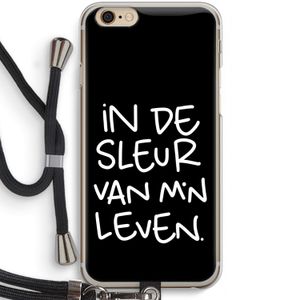 De Sleur: iPhone 6 / 6S Transparant Hoesje met koord
