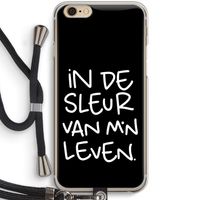 De Sleur: iPhone 6 / 6S Transparant Hoesje met koord