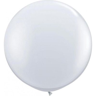 6x stuks transparante grote ballonnen 90 cm diameter