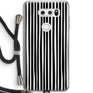 Stripes: LG V30 Transparant Hoesje met koord