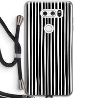 Stripes: LG V30 Transparant Hoesje met koord