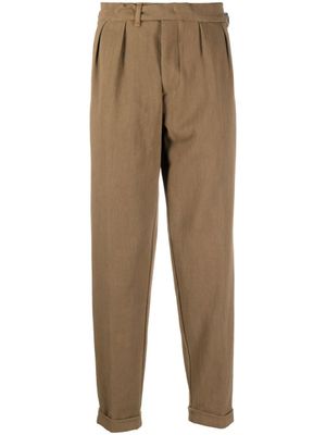 Myths pantalon chino fuselé à taille mi-haute - Tons neutres