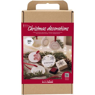 Creativ Company Hobbyset kerstornamenten, zelfhardende klei, 1 doos