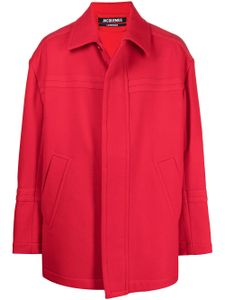 Jacquemus veste droite à coupe oversize - Rouge