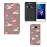 Huawei Y5 2 | Y6 Compact | Hoesje maken | Flamingo