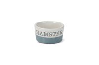 Beeztees Doki - Hamstervoerbak - Keramiek - Blauw - 7,5x7,5x4 cm - thumbnail
