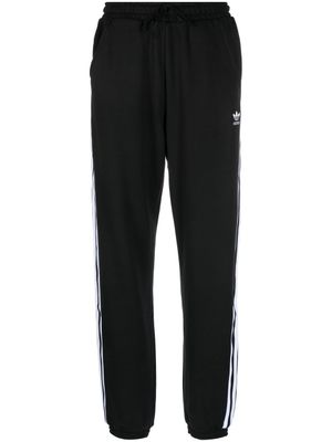 adidas pantalon de jogging à logo brodé - Noir