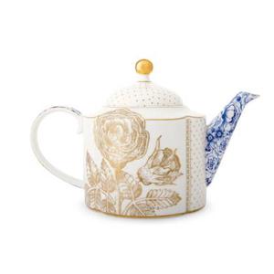 Pip Studio Theepot - Royal - Wit - 1.65l