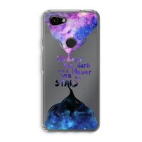 Stars quote: Google Pixel 3a Transparant Hoesje