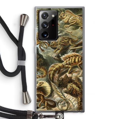 Haeckel Lacertilia: Samsung Galaxy Note 20 Ultra / Note 20 Ultra 5G Transparant Hoesje met koord