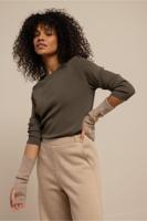 Studio Anneloes Luna 3/4 Slv Pullover 13529 Trui Korte Mouw 7400 New Army