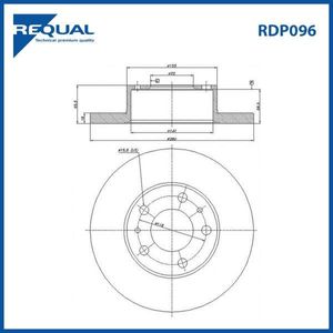 Requal Remschijf RDP096