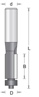 Hikoki Accessoires 6 Mm Kantenfrees Met Onderlager 12.7X63 - 754035