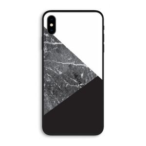 Combinatie marmer: iPhone XS Max Biologisch afbreekbaar hoesje