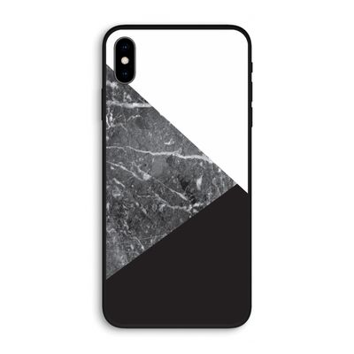 Combinatie marmer: iPhone XS Max Biologisch afbreekbaar hoesje