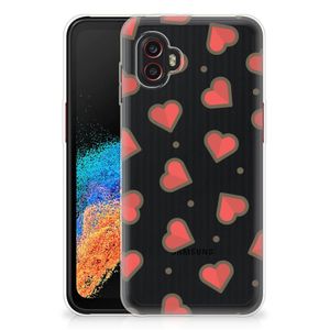 Samsung Galaxy Xcover 6 Pro TPU bumper Hearts