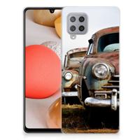 Samsung Galaxy A42 | Siliconen hoesje | met foto Vintage Auto