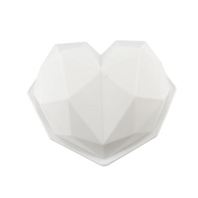 3 stuks diamant liefde DIY cake silicone schimmel spons bakken tool chiffon Mousse Dessert mal