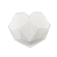3 stuks diamant liefde DIY cake silicone schimmel spons bakken tool chiffon Mousse Dessert mal