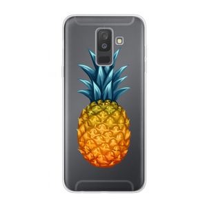 Grote ananas: Samsung Galaxy A6 Plus (2018) Transparant Hoesje