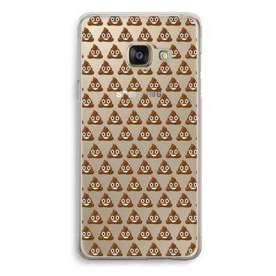 Poop emoji: Samsung Galaxy A3 (2016) Transparant Hoesje