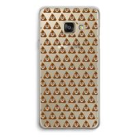 Poop emoji: Samsung Galaxy A3 (2016) Transparant Hoesje