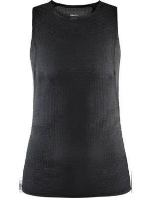 Craft Pro Dry Nanoweight Sl Dames Shirt Zonder Mouwen (zwart) Zwart Xl