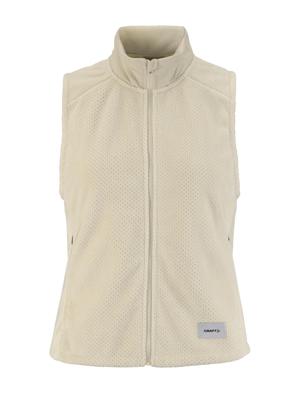 Craft Subz Fleece hardloopvest mouwloos beige dames XL