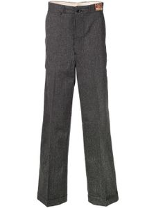 Fake Alpha Vintage pantalon de costume droit - Gris