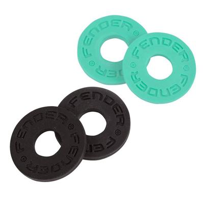 Fender Strap Blocks Zwart / Surf Green (4 Stuks) 0990819020 Fender Strap Blocks Zwart / Surf Green (4 Stuks) 0990819020