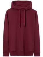 Burberry hoodie à logo brodé - Rouge