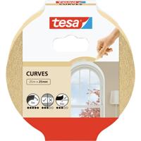 tesa KURVEN 56533-00001-02 Maskeertape Beige (l x b) 25 m x 25 mm 1 stuk(s)