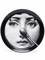 Fornasetti assiette imprimée en porcelaine - Noir - thumbnail