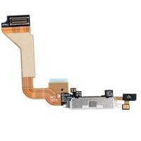 Originele staart Connector Flex kabel voor iPhone 4(White)