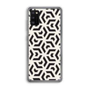 Crazy pattern: Samsung Galaxy A41 Transparant Hoesje