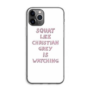 Christian Grey: iPhone 11 Pro Max Transparant Hoesje