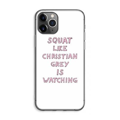 Christian Grey: iPhone 11 Pro Max Transparant Hoesje