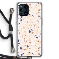 Terrazzo N°23: Oppo Find X3 Transparant Hoesje met koord