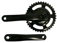 Gazelle crankstel nexus 3/32 38t aluminium 160mm zwart